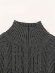 Textured Cable-Knit Sweater
