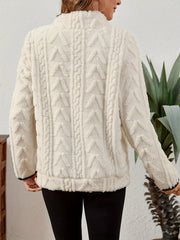 Textured Half-Zip Pullover