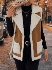 Lined Lapel Gilet