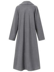 Draped Longline Coat
