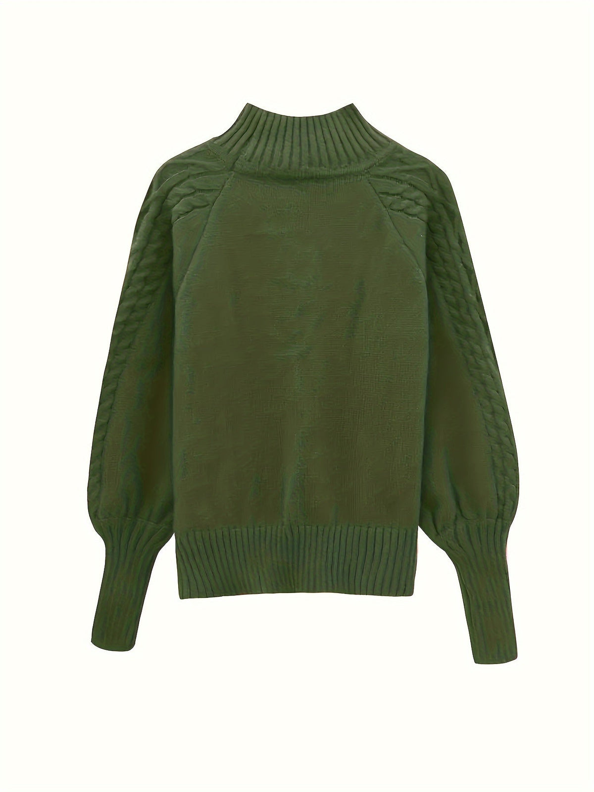 Textured Cable-Knit Sweater