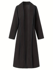 Draped Longline Coat