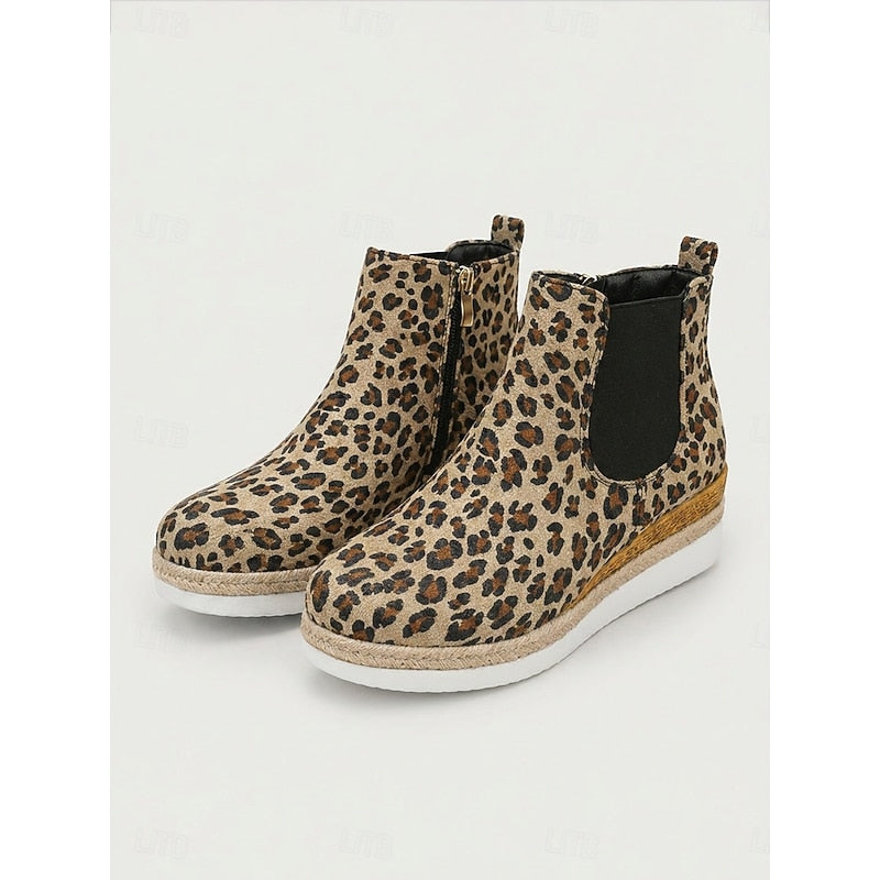 Wedge Chelsea Ankle Boots