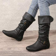 Slouch Buckle Tall Boots