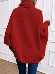 Draped Shawl-Collar Cardigan