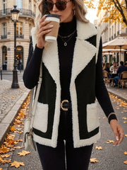 Lined Lapel Gilet