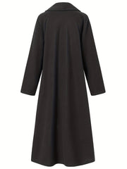 Draped Longline Coat