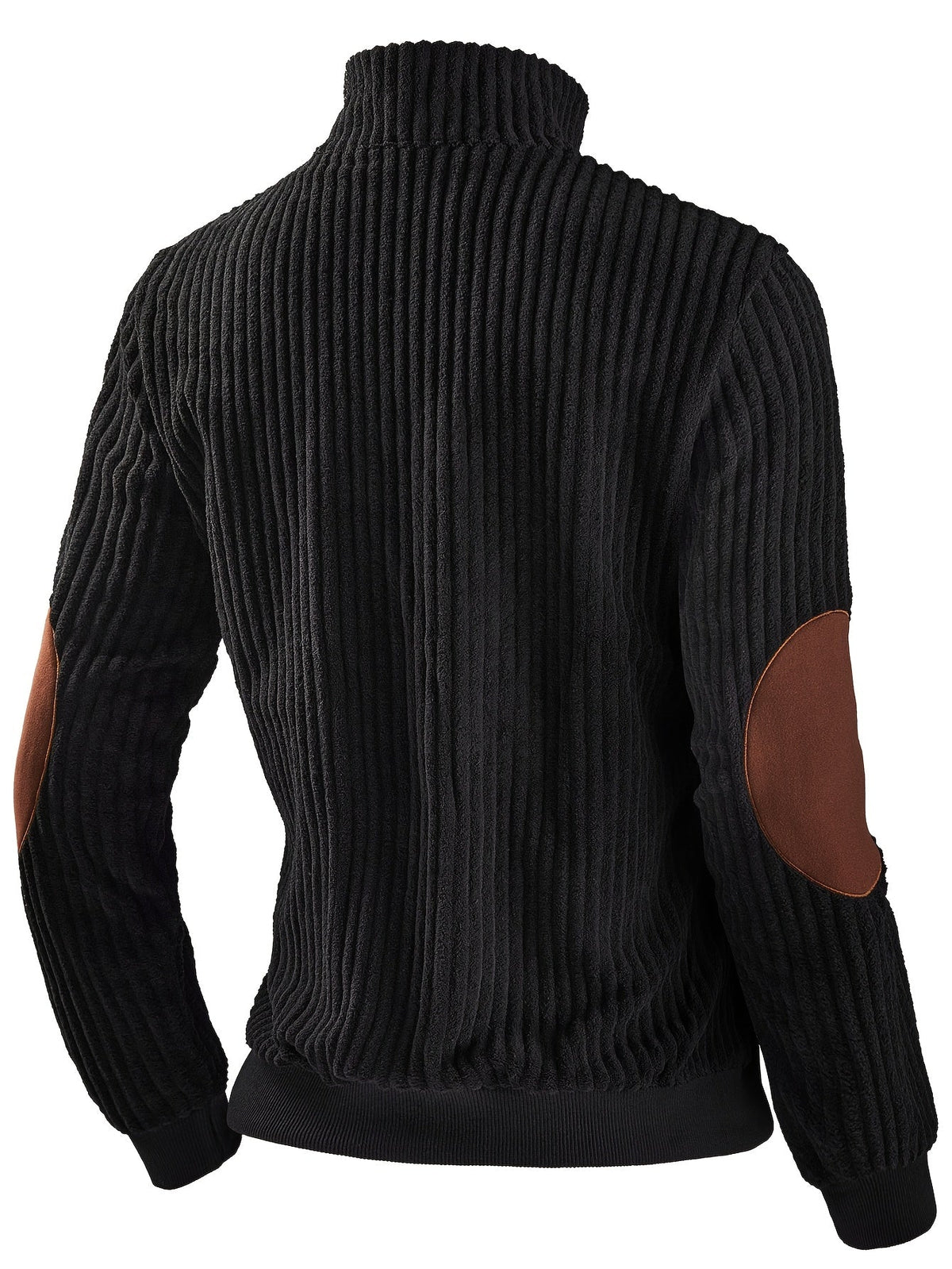Half-Zip Ribbed Pullover