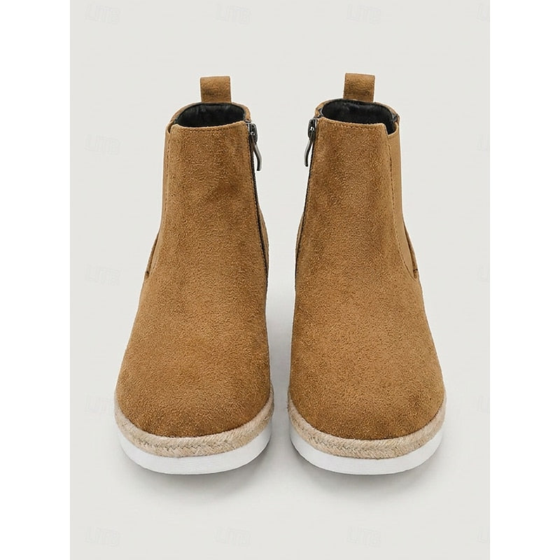 Wedge Chelsea Ankle Boots