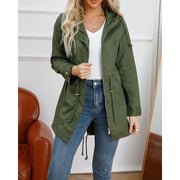 Hooded Longline Utility Coat