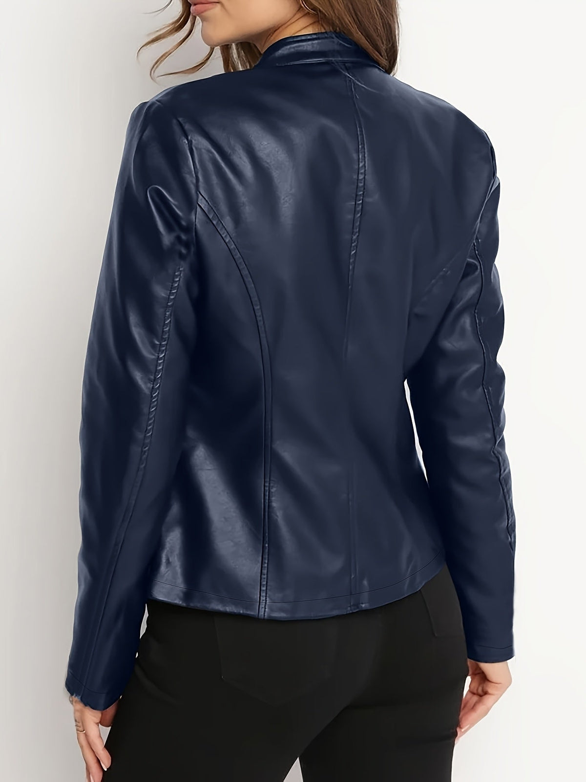 Zip-Up Moto Jacket