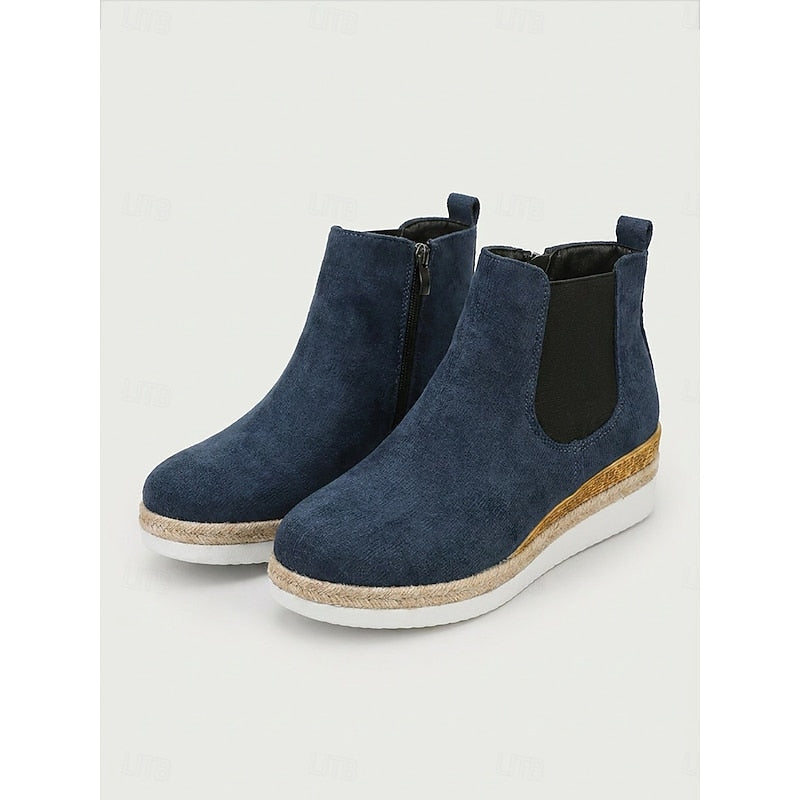 Wedge Chelsea Ankle Boots