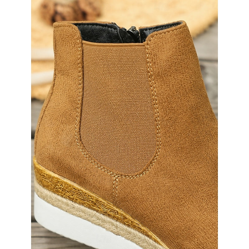 Wedge Chelsea Ankle Boots