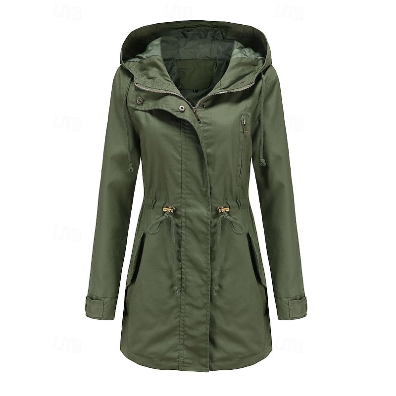 Hooded Longline Utility Coat