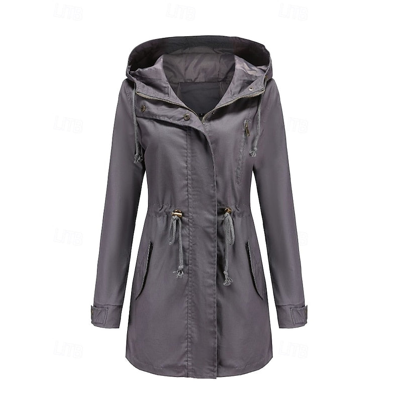 Hooded Longline Utility Coat