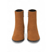 Block-Heel Ankle Boots