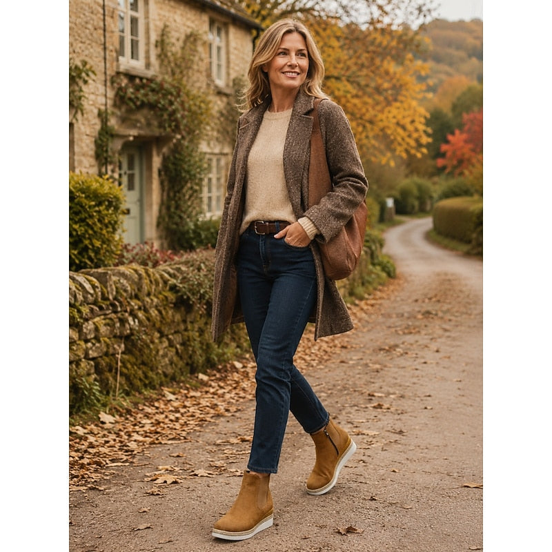 Wedge Chelsea Ankle Boots