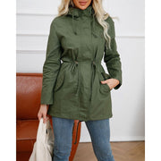 Hooded Longline Utility Coat