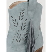 Western Tassel Ankle Boots
