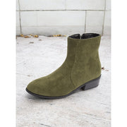 Block-Heel Ankle Boots