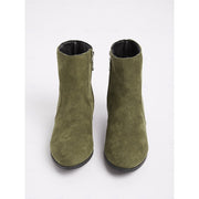 Block-Heel Ankle Boots