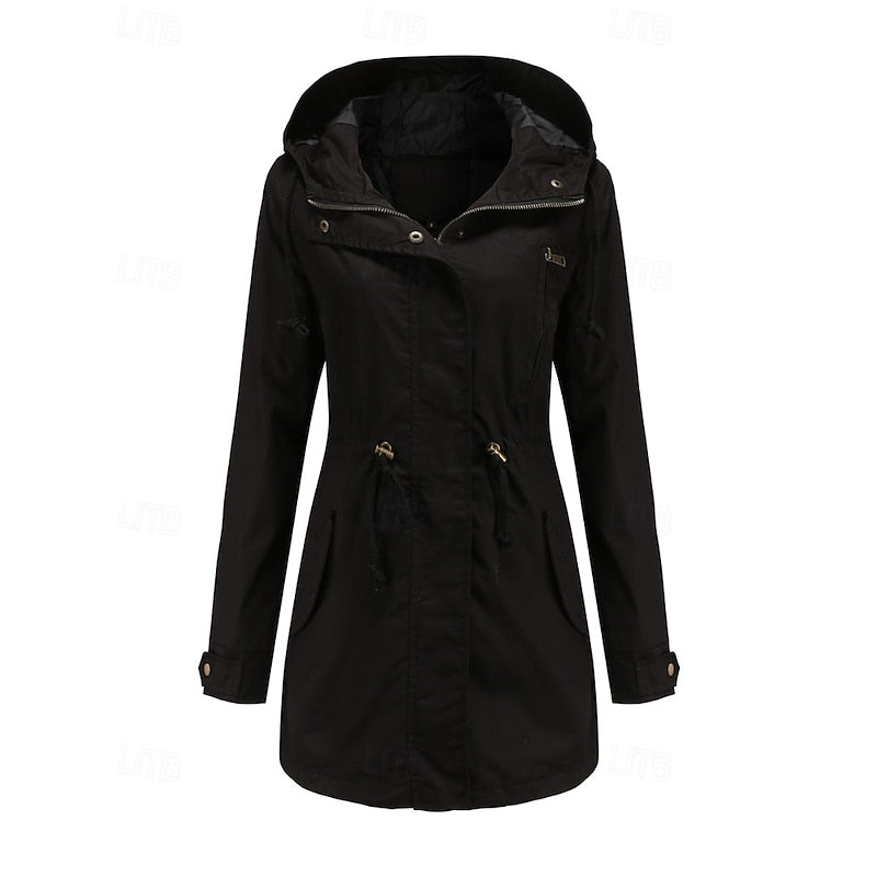 Hooded Longline Utility Coat
