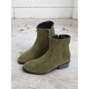 Block-Heel Ankle Boots