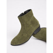 Block-Heel Ankle Boots