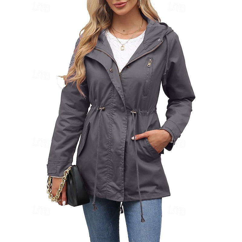 Hooded Longline Utility Coat