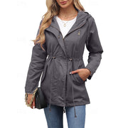 Hooded Longline Utility Coat