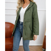 Hooded Longline Utility Coat